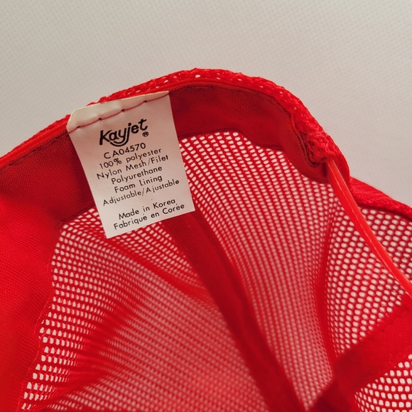 Kayjet Well Drilling Red Stacked Hat Foam Mesh Vintage Snapback Adjustable - Picture 6 of 11